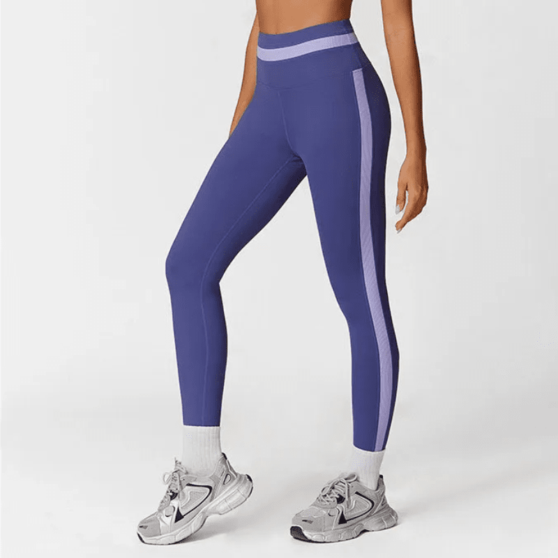 Ignite Ribbed High Waist Leggings Leggings Starlethics Purple S