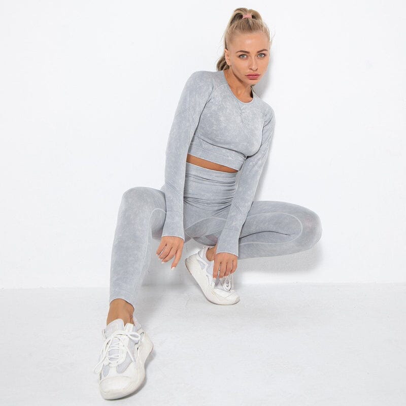 Feather Yoga Set - Leggings + Top Sets Starlethics