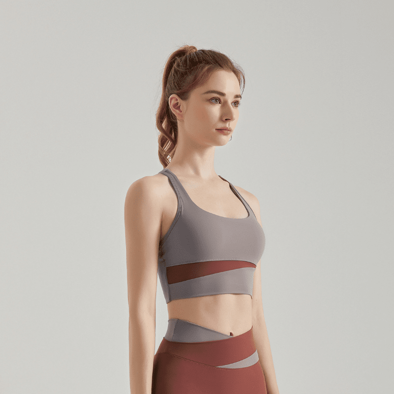 Peak Performance Two-Tone Sports Bra Sports Bras Starlethics Caramel S