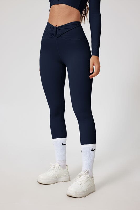 Cooldown Crave Seamless Leggings Leggings Starlethics Navy Blue S