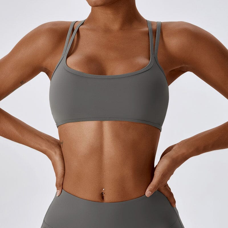Crossover Core Sports Bra Sports Bra Starlethics Grey S