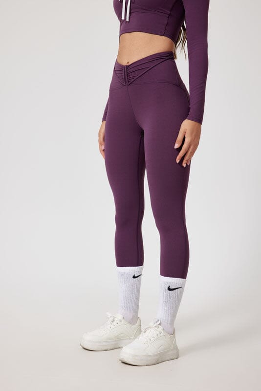 Cooldown Crave Seamless Leggings Leggings Starlethics Grape Thistle Purple S
