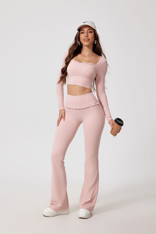 Frill Fit Long Sleeve Top Top Starlethics