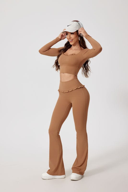 Frill Fit High Waist Leggings Leggings Starlethics