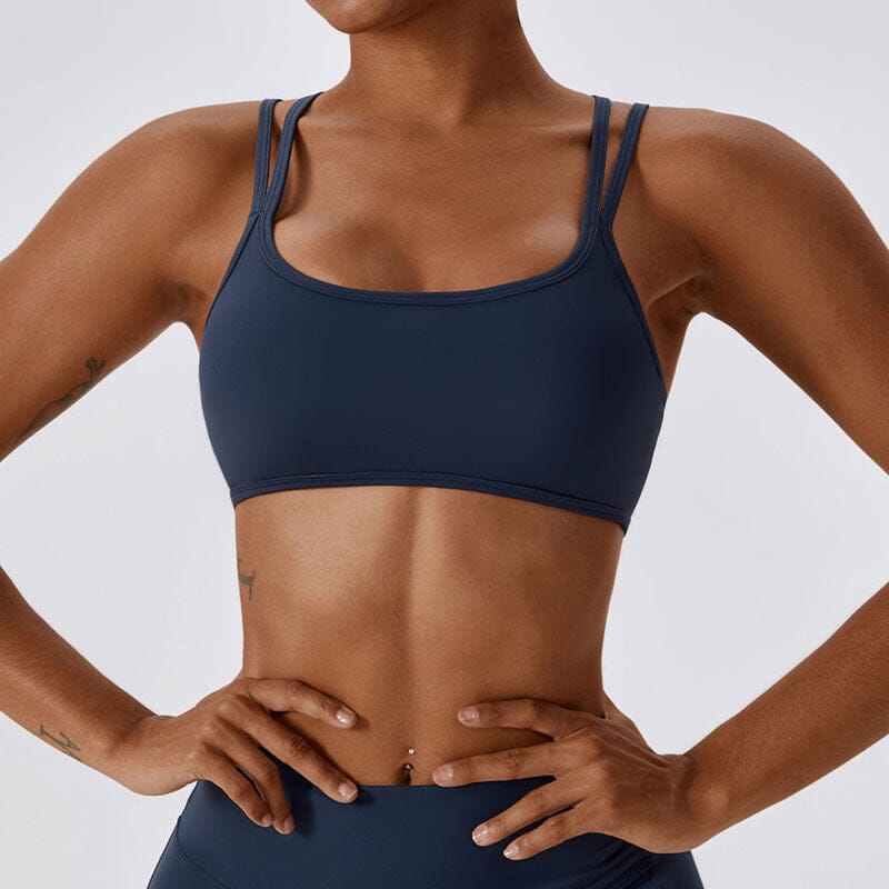 Crossover Core Sports Bra Sports Bra Starlethics Badge Blue S