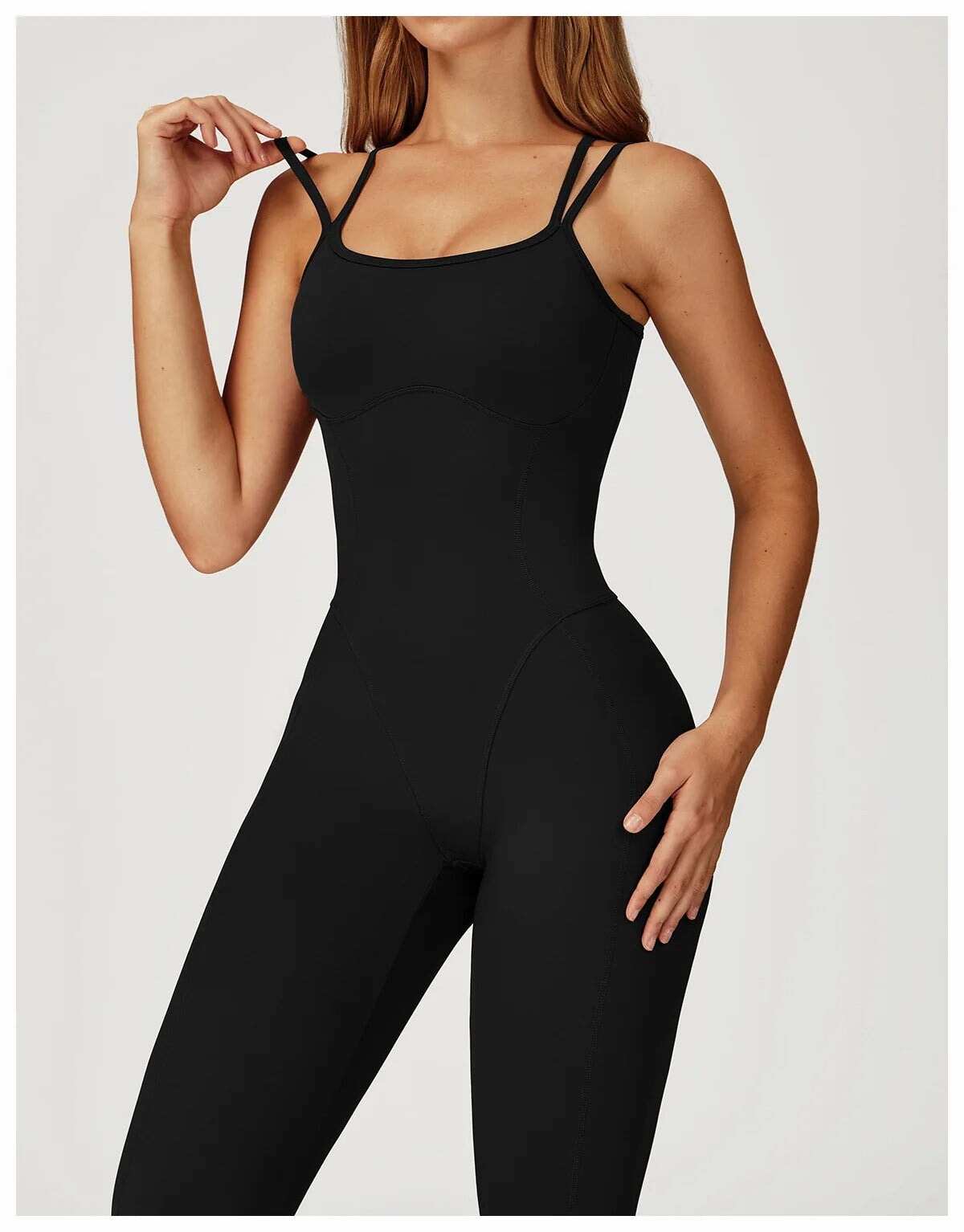 Criss Cross Back Jumpsuit Jumpsuit Starlethics