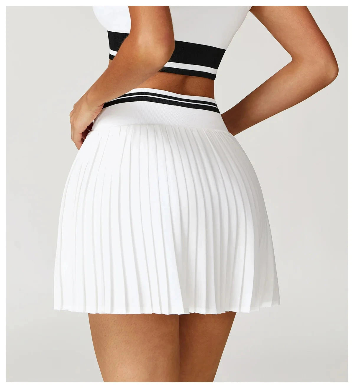 GlideStripe Racquet Skort Skirt Starlethics