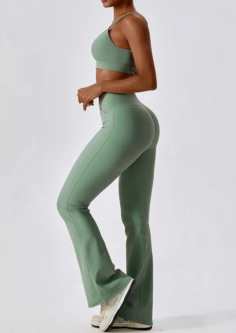 Soulmate Flared Set - Leggings + Top Sets Starlethics