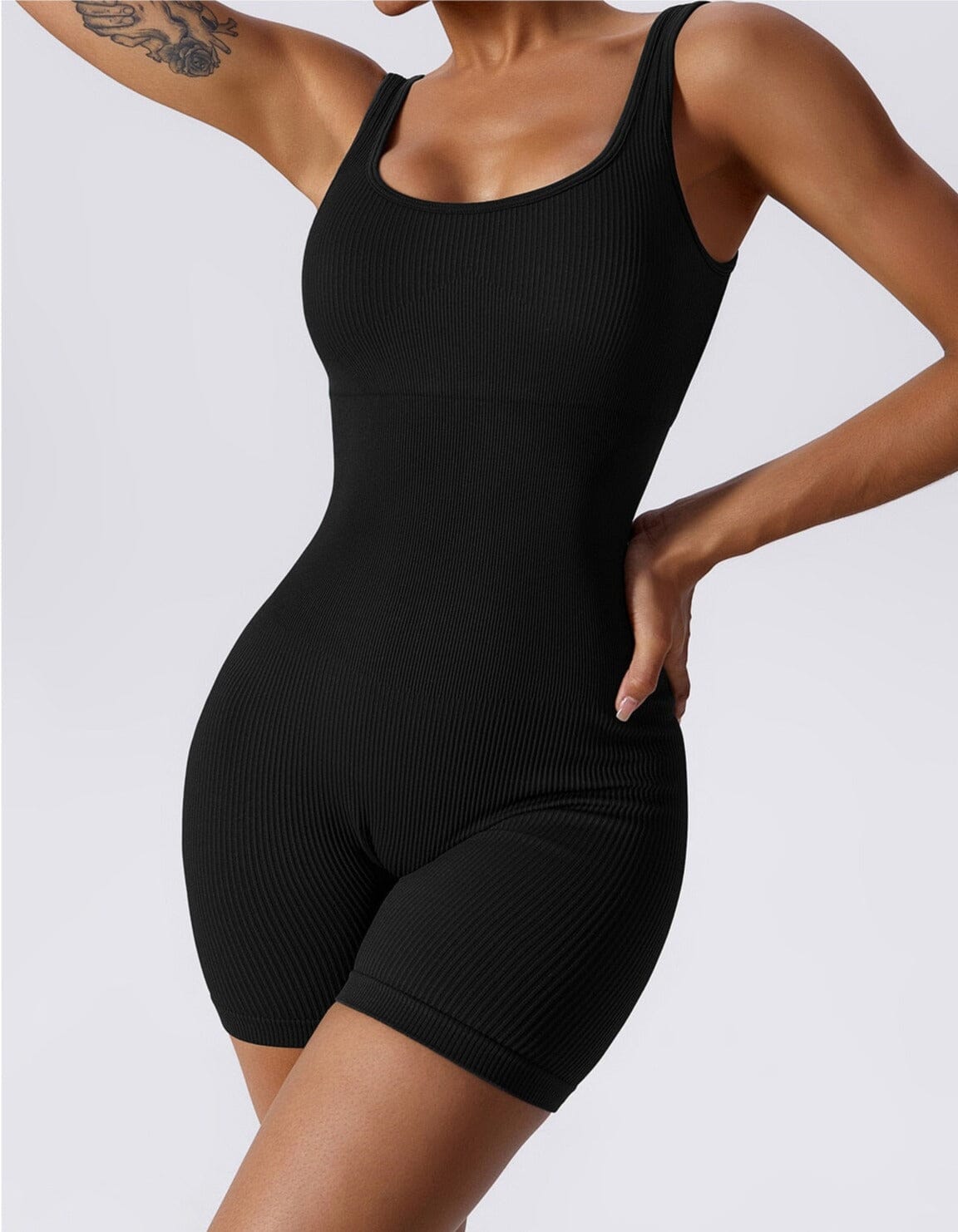 Active Flow Seamless Jumpsuit Jumpsuit Starlethics Black S 