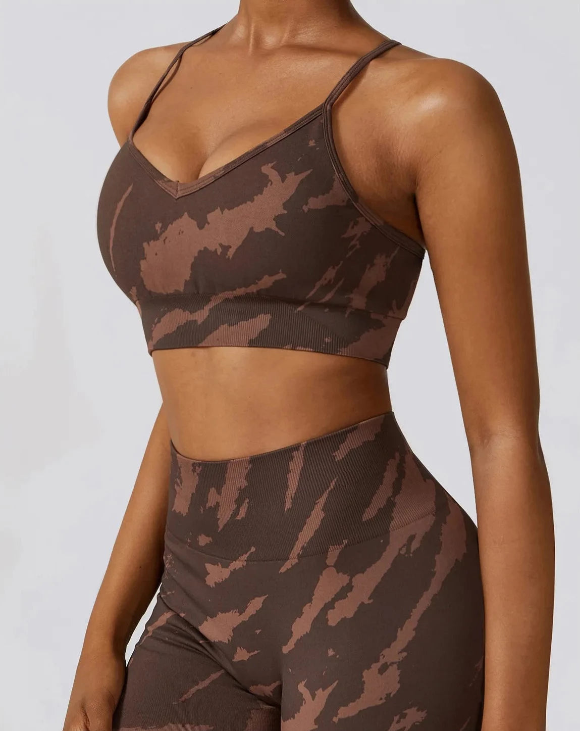 Safari Printed Seamless Bra Sports Bra Starlethics