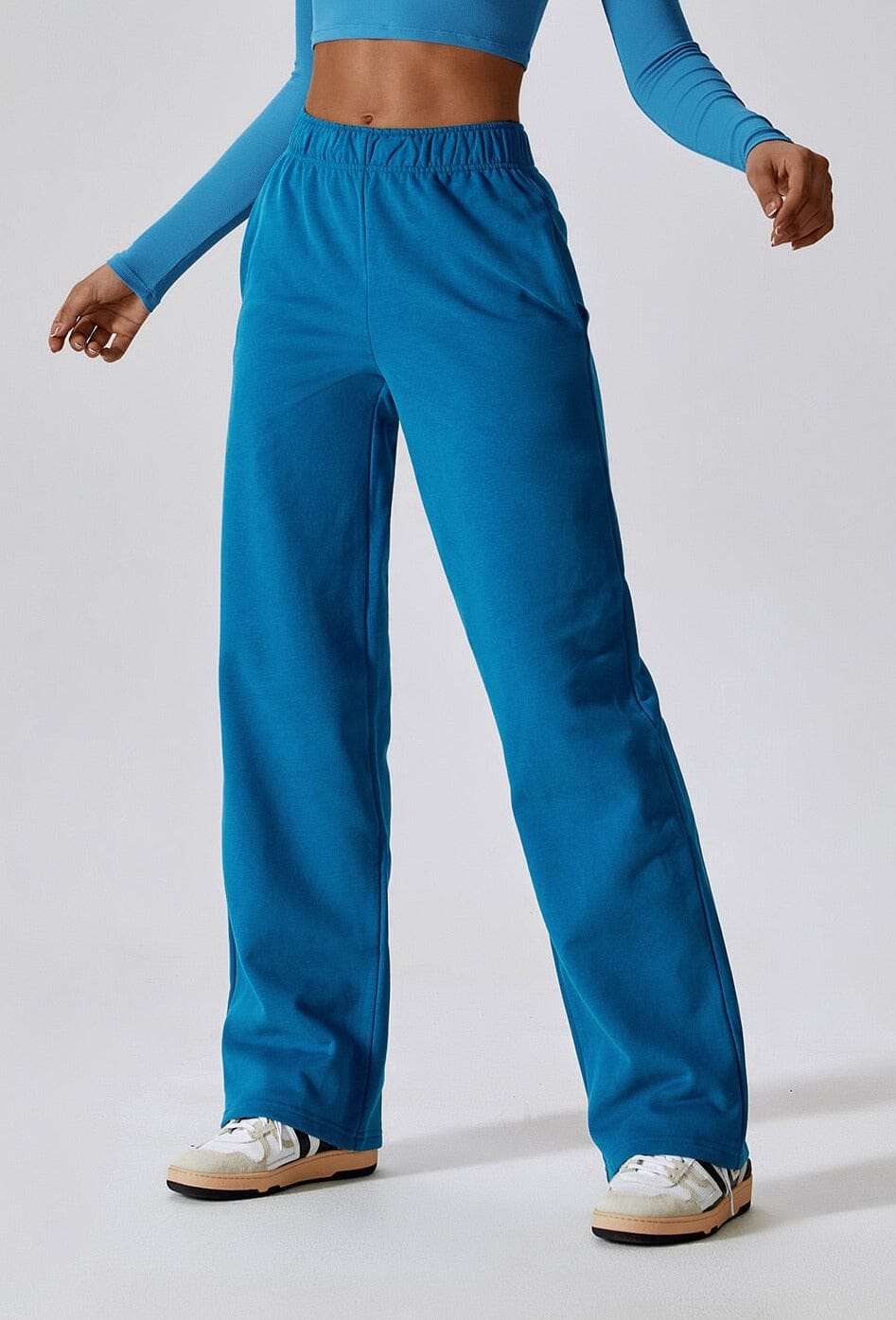 Reverie Plush Loose Pants Yoga Pants Starlethics Peacock Blue S