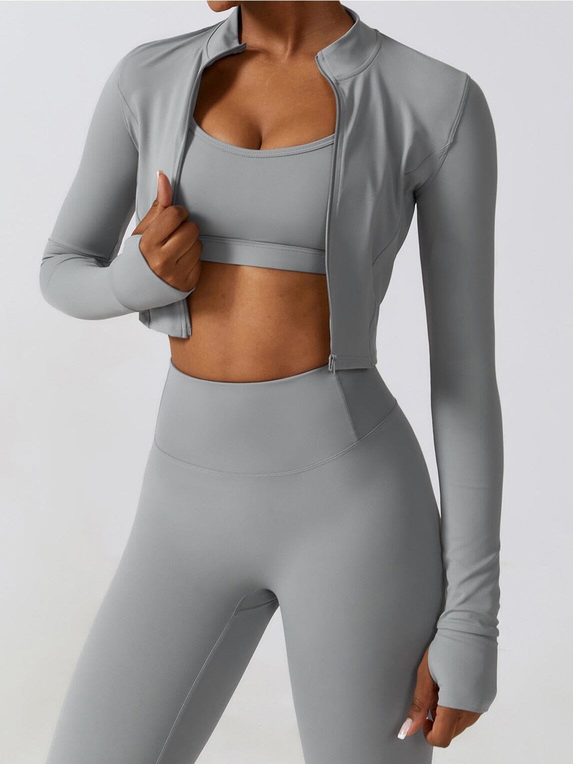 Prestige Three-Piece Coat Set - Leggings + Top Sets Starlethics