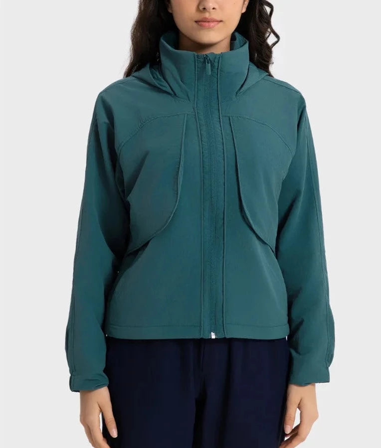 Breeze Shield Hooded Jacket Hoodies & Jackets Starlethics Turquoise XS 