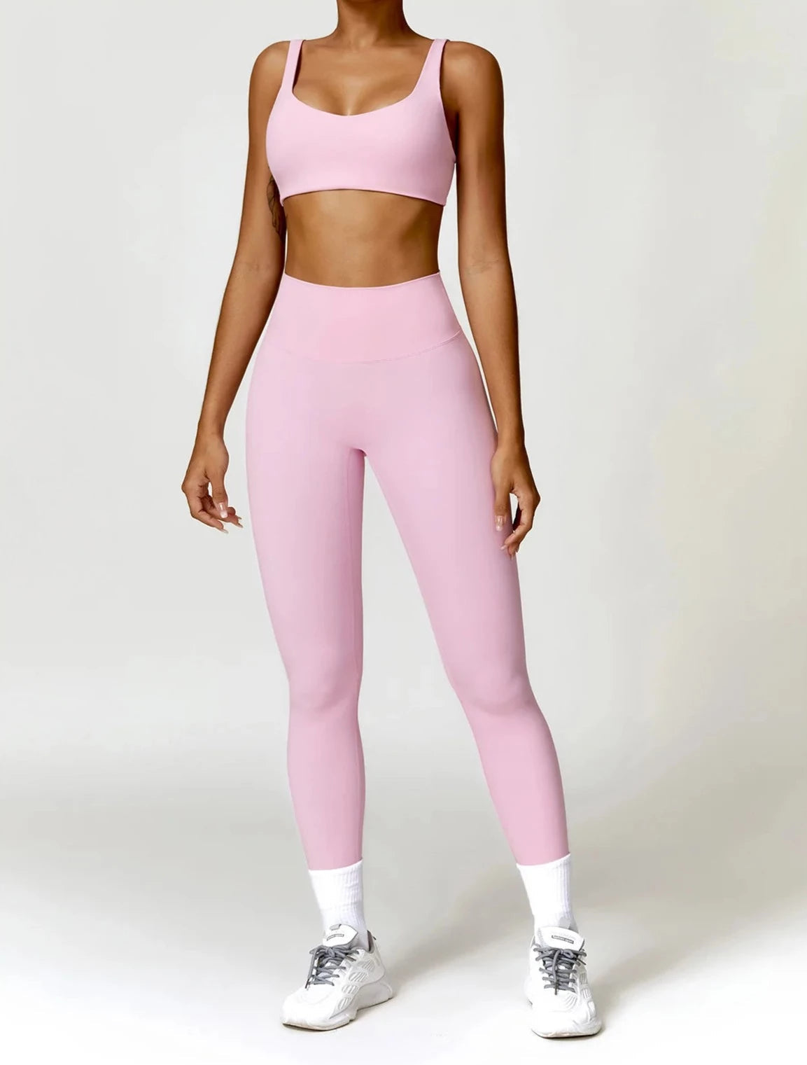 Winter Flex Performance Bra Set - Leggings + Top Sets Starlethics Pink S 