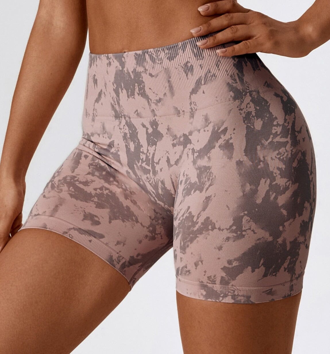Ease Printed Seamless Shorts Shorts Starlethics Pink S