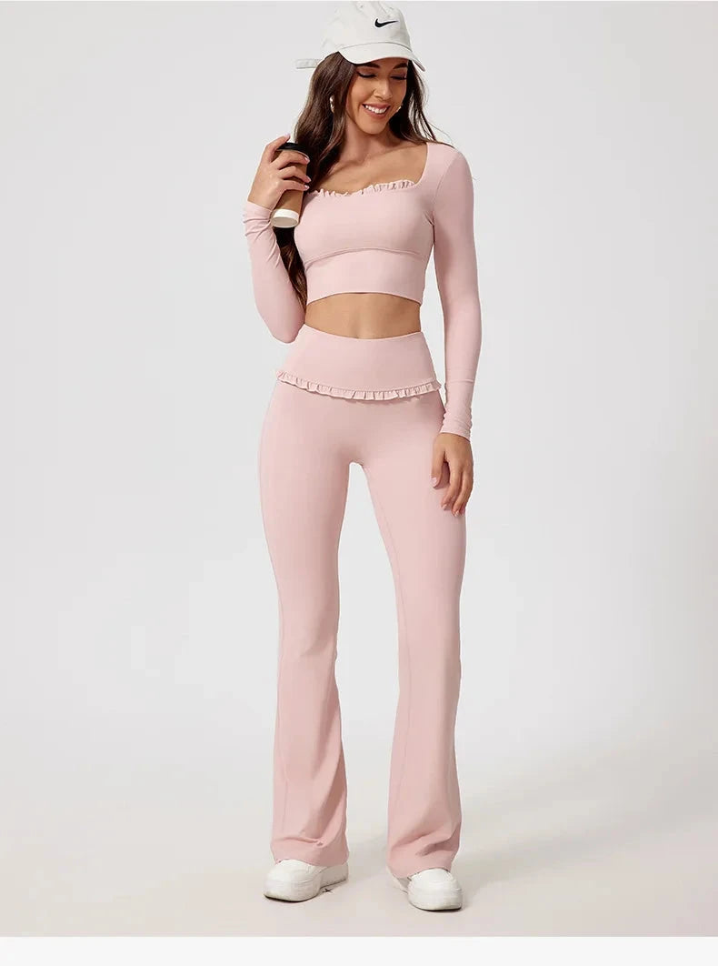 Frill Fit High Waist Leggings Leggings Starlethics