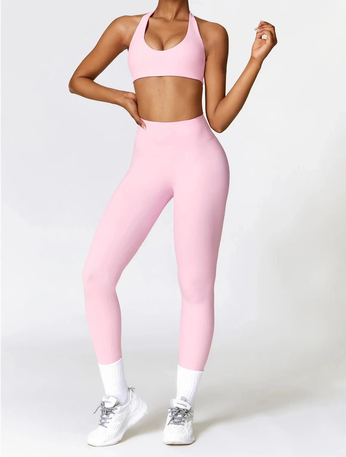 Mystic Vest Gym Set - Leggings + Top