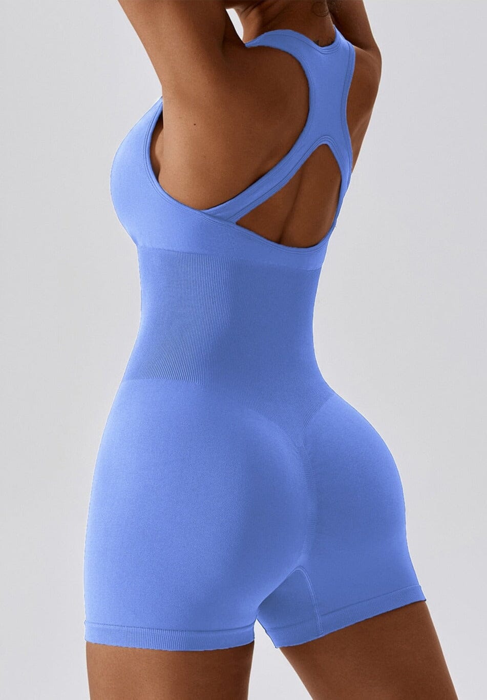 Sport Ease Crossback Jumpsuit Jumpsuit Starlethics Peacock Blue S