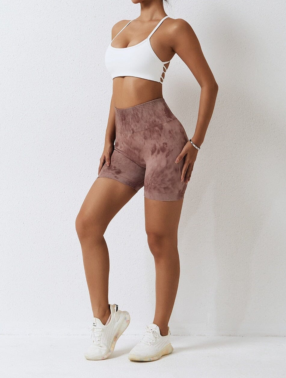 Splash Dyed Seamless Shorts Shorts Starlethics