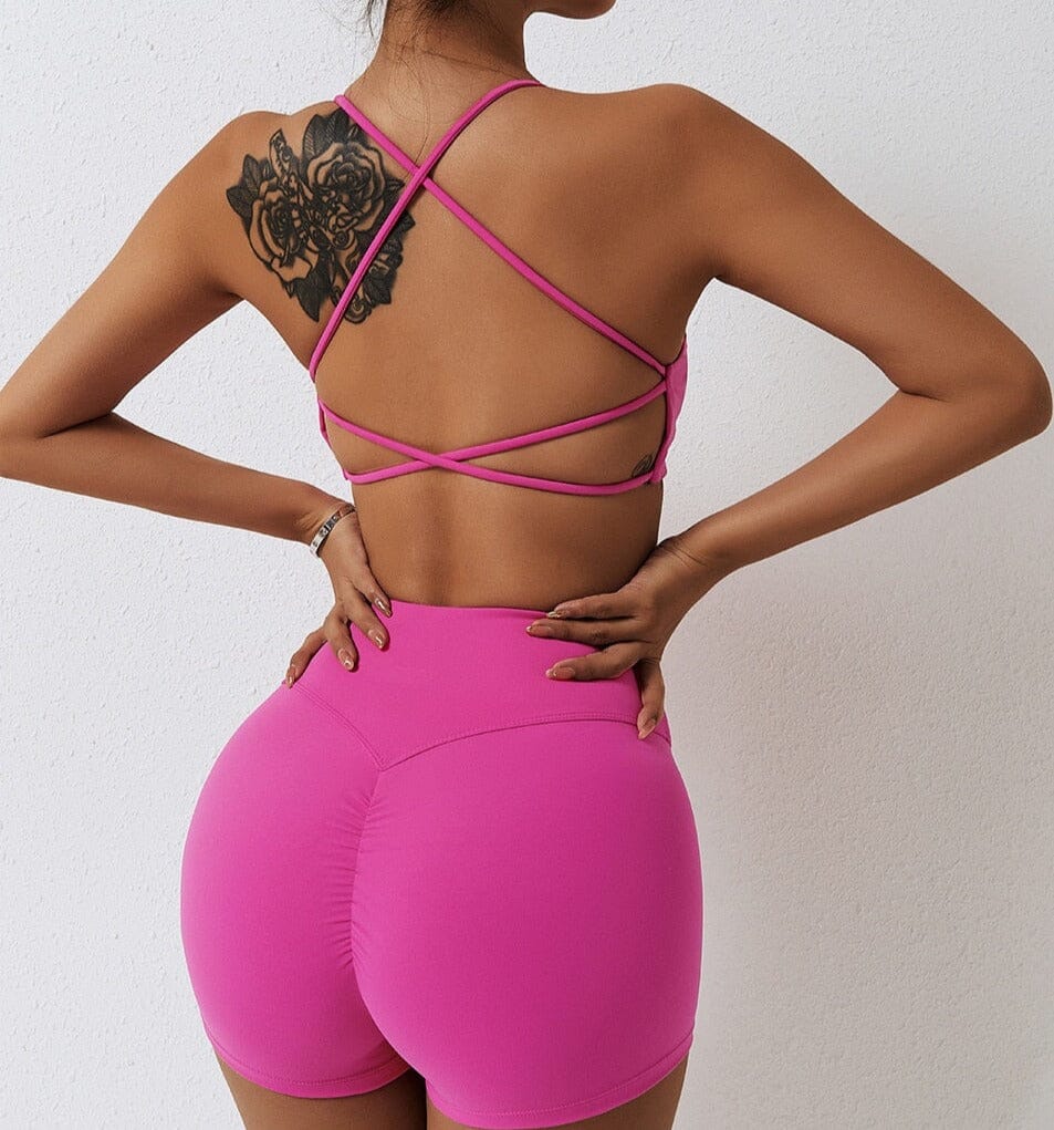 SvelteFlow Cross Back Bra Sports Bra Starlethics