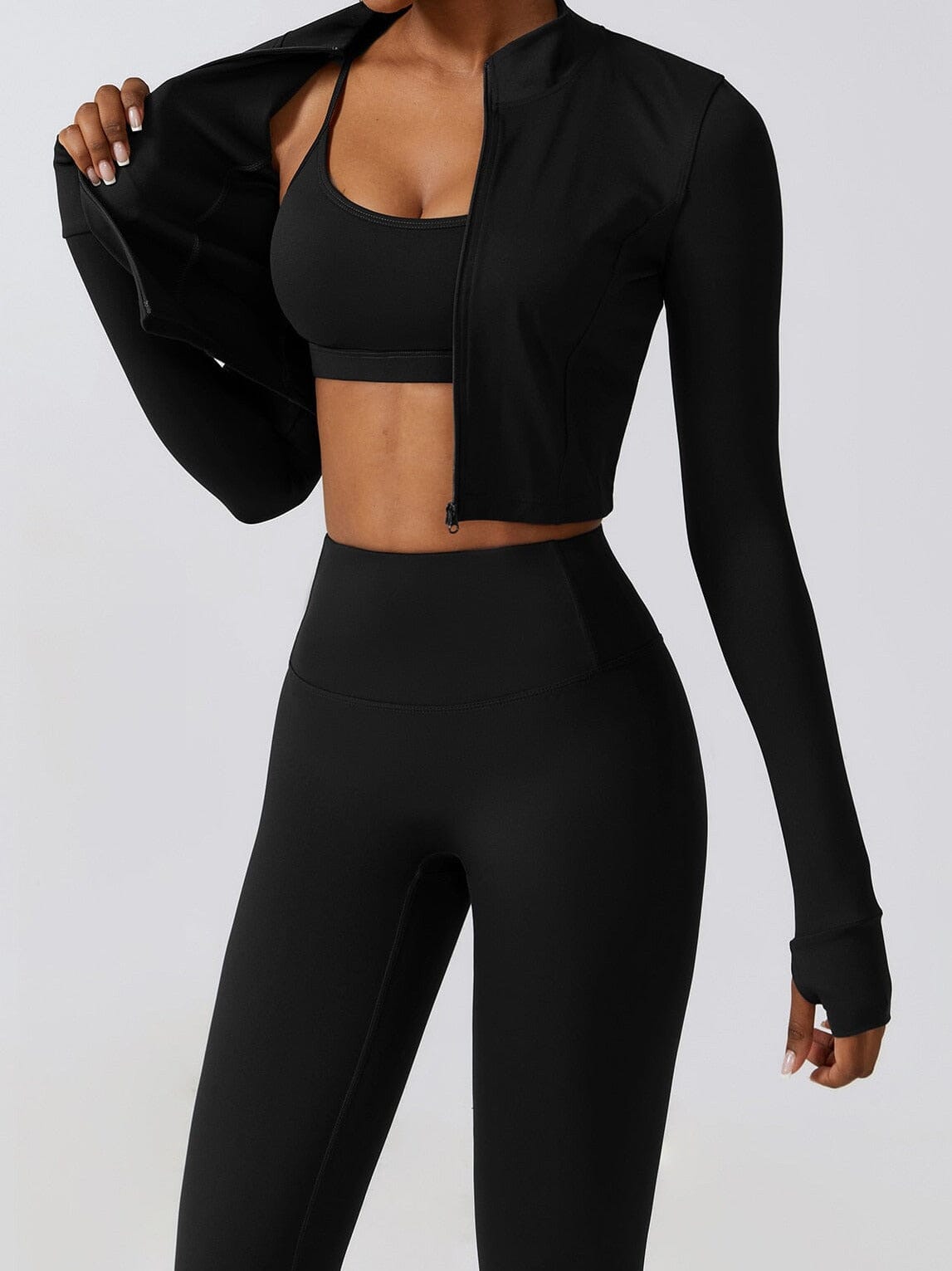 Prestige Three-Piece Coat Set - Leggings + Top Sets Starlethics