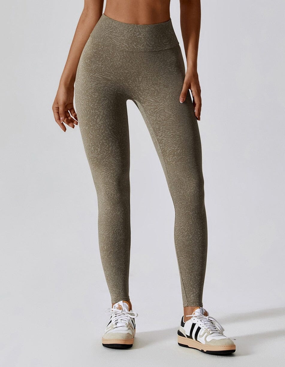 CamoFlex High Waist Leggings Leggings Starlethics Iced Coffee S
