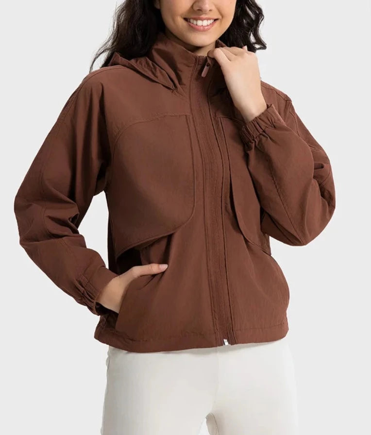 Breeze Shield Hooded Jacket Hoodies & Jackets Starlethics Cocoa XS 