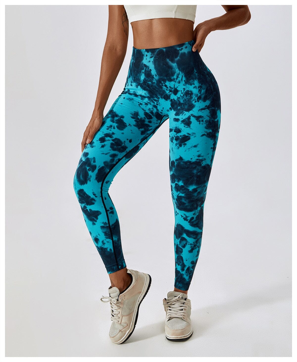 ZenTide Tie Dyed Seamless Leggings Leggings Starlethics