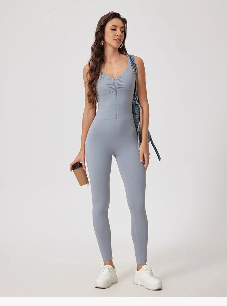 Sculpt 'N Go Backless Jumpsuit Jumpsuit Starlethics