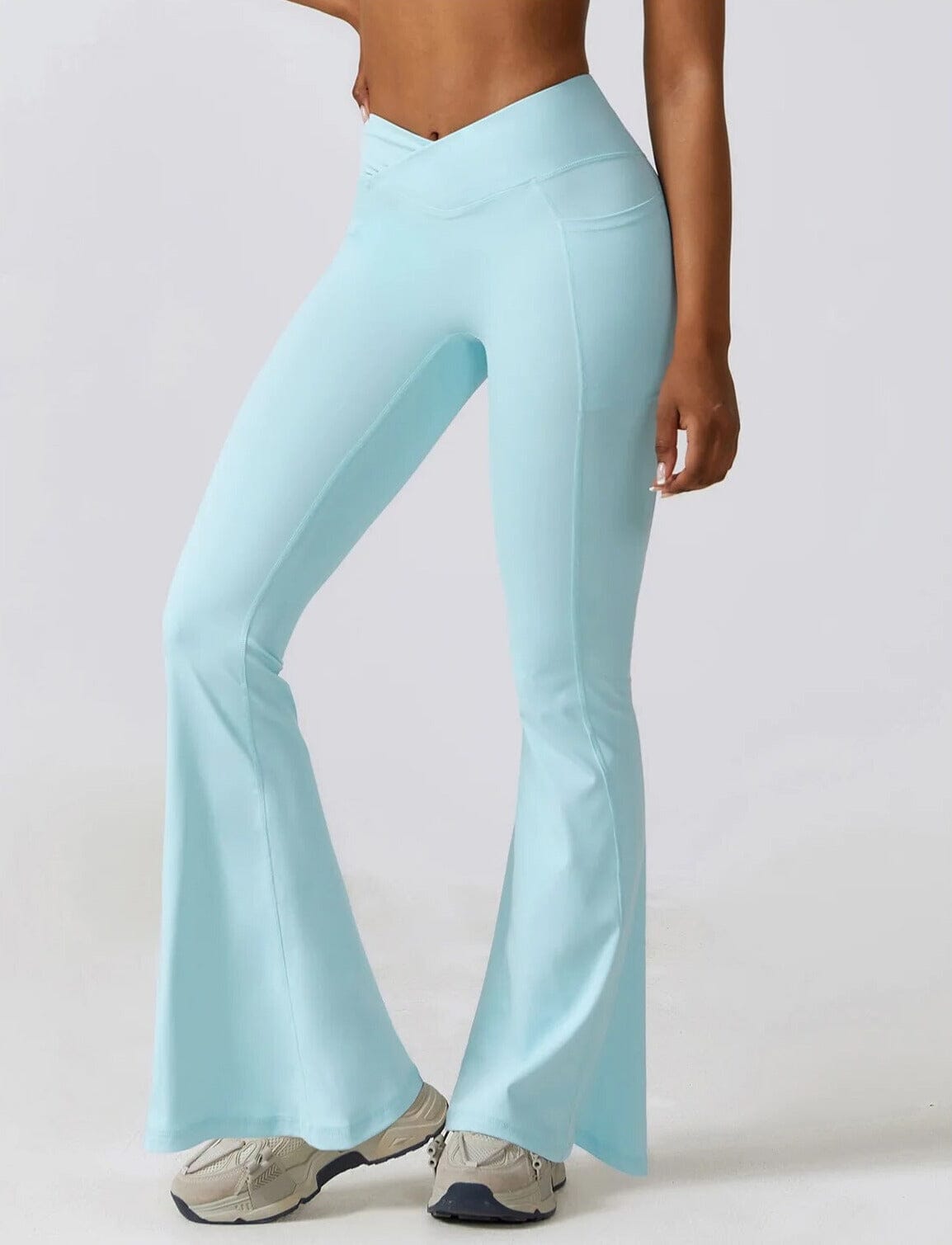 Celestial Flare Leggings Leggings Starlethics Light Blue S