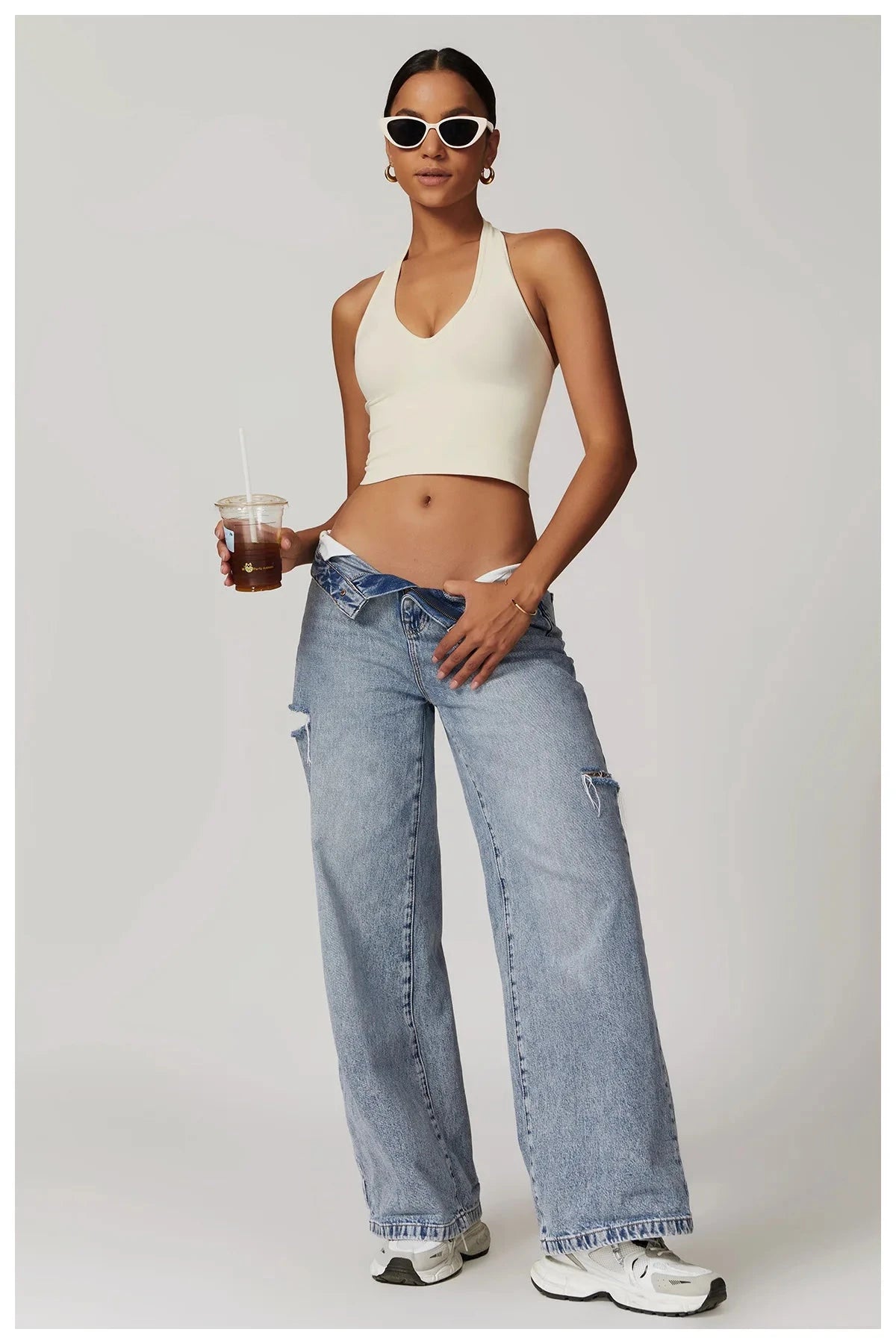 Vibe Cut Halter Top Top Starlethics