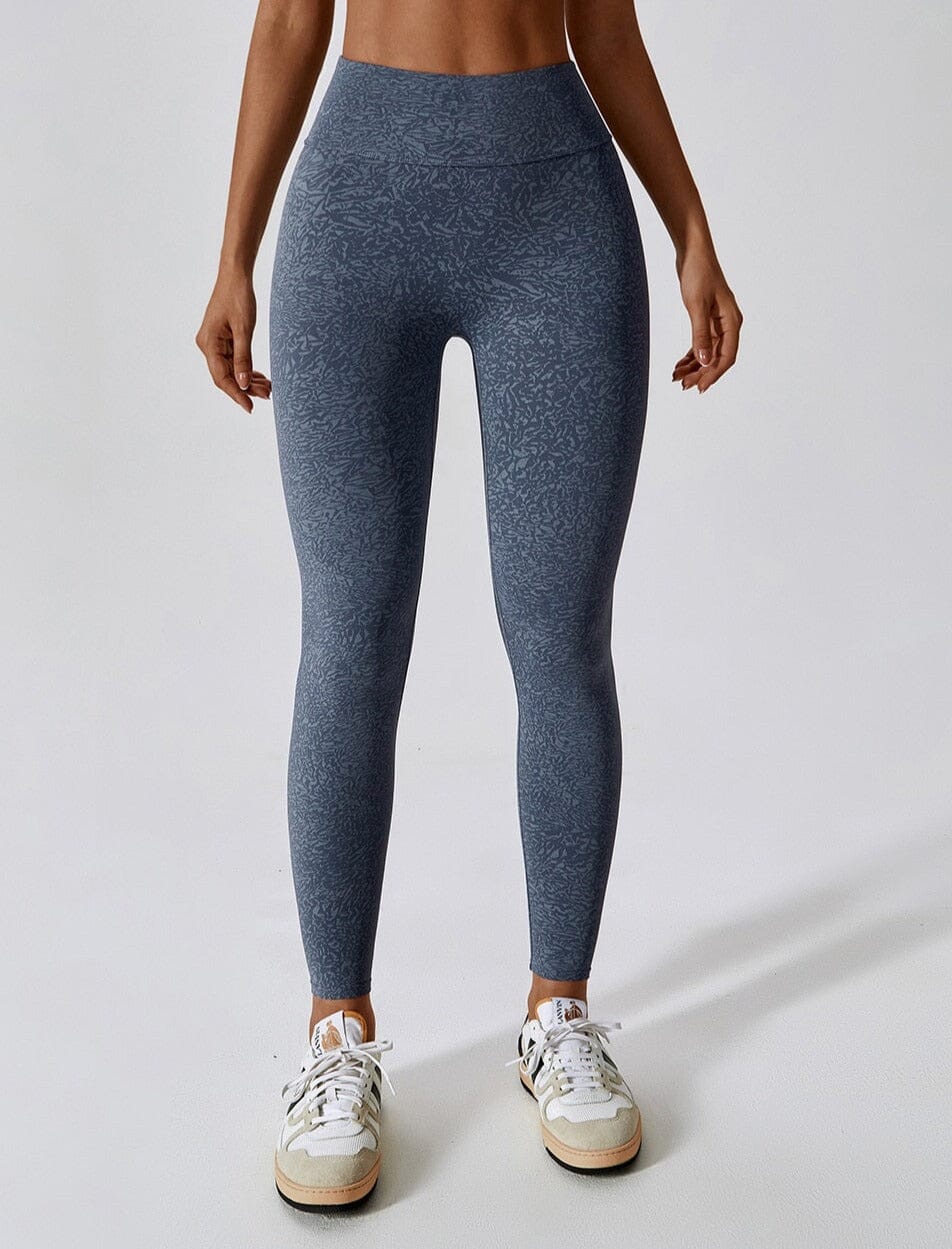 CamoFlex High Waist Leggings Leggings Starlethics Purple Blue S