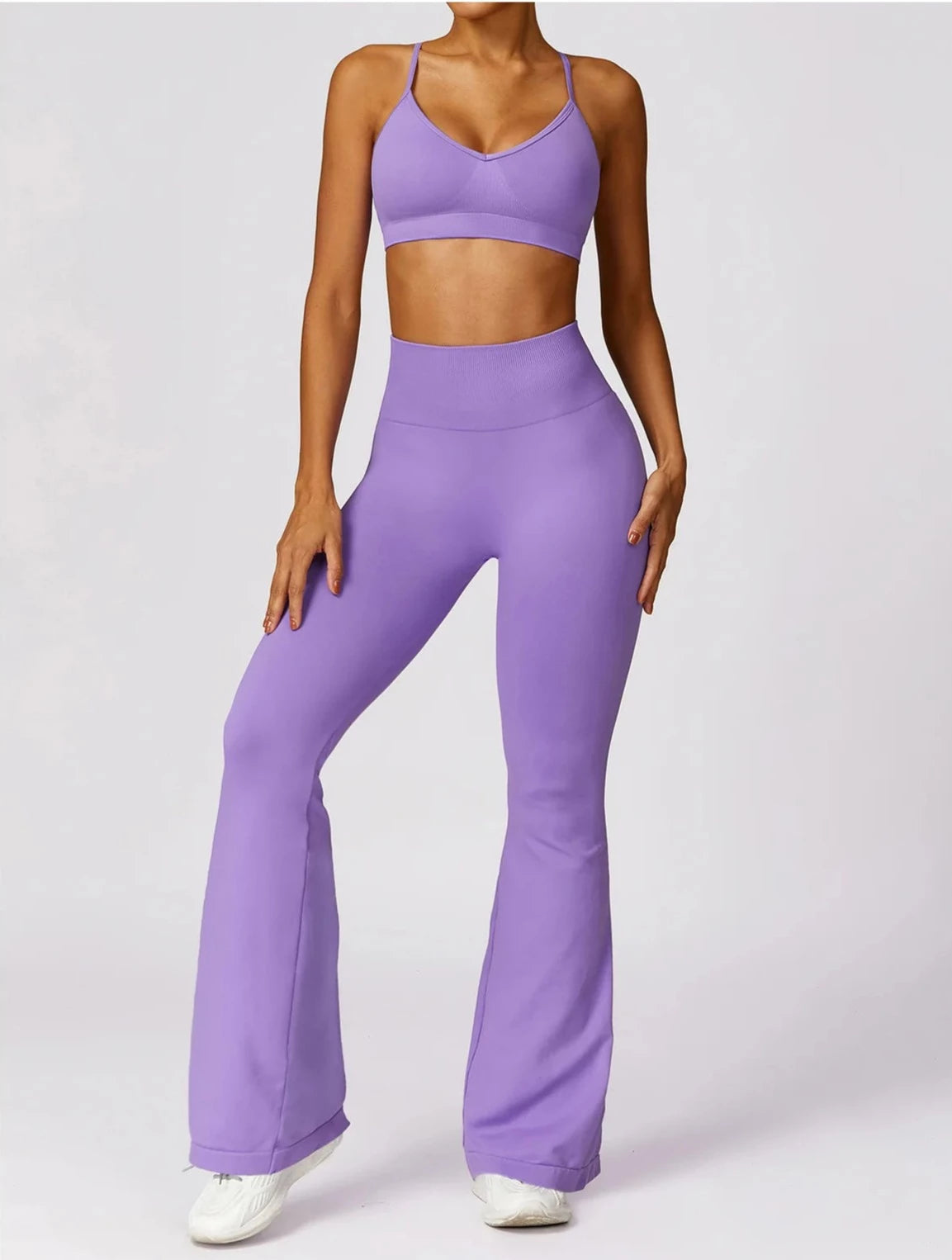 Seamless Serenity Flare Set - Leggings + Top Sets Starlethics 