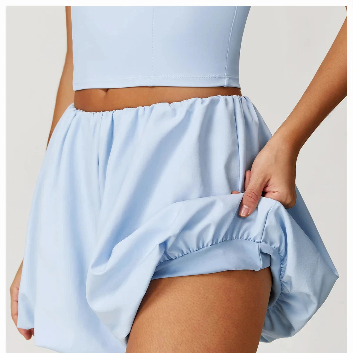 AeroDry Bubble Sports Shorts Shorts Starlethics Sky Blue S