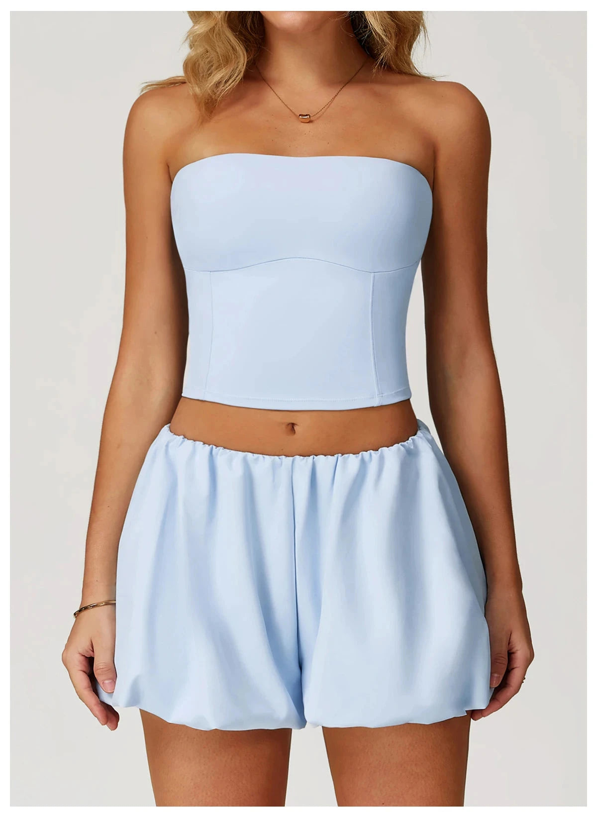 AeroSculpt Strapless Crop Top Top Starlethics