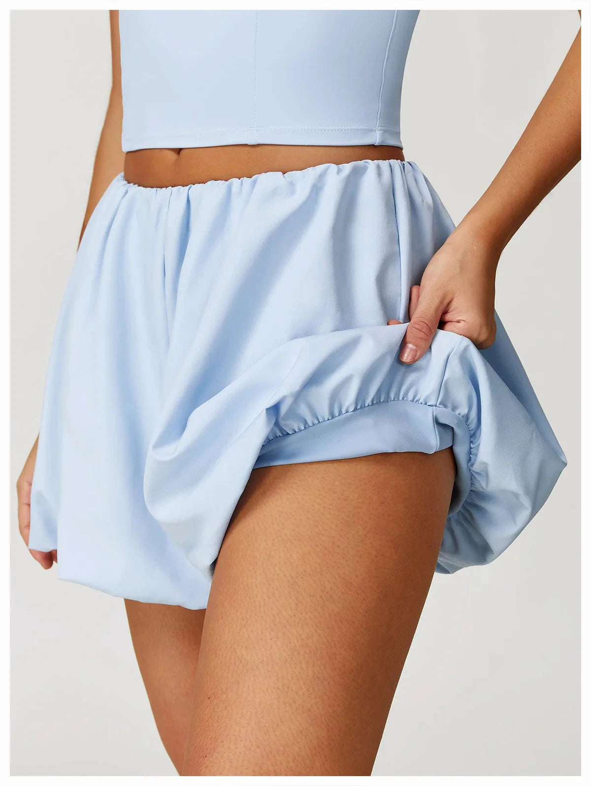 AeroDry Bubble Sports Shorts Shorts Starlethics Sky Blue S