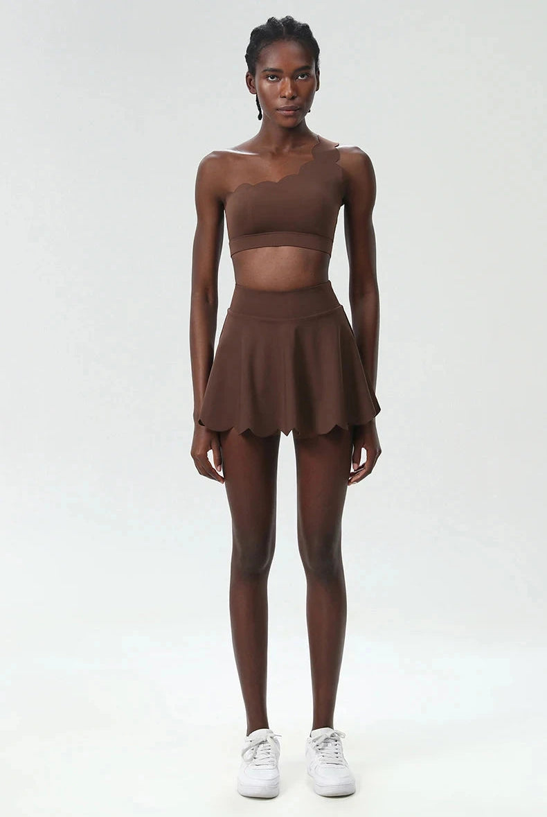 Bloom Edge Skirt Skirt Starlethics Dark Coffee S