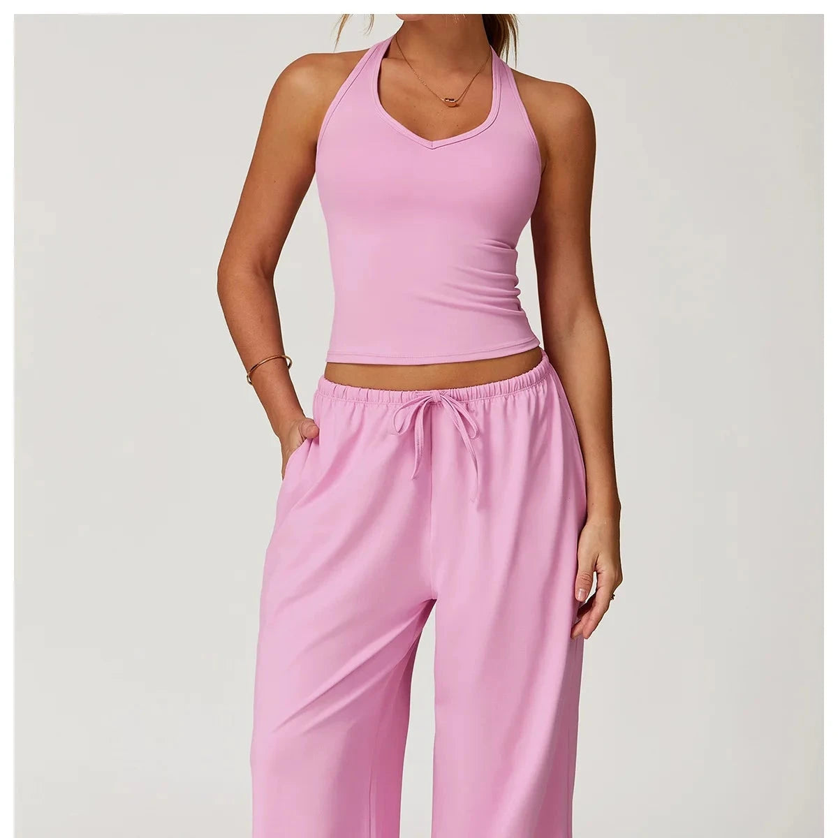 BreezeFlex Loose Yoga Pants Yoga Pants Starlethics Bonbon Pink S