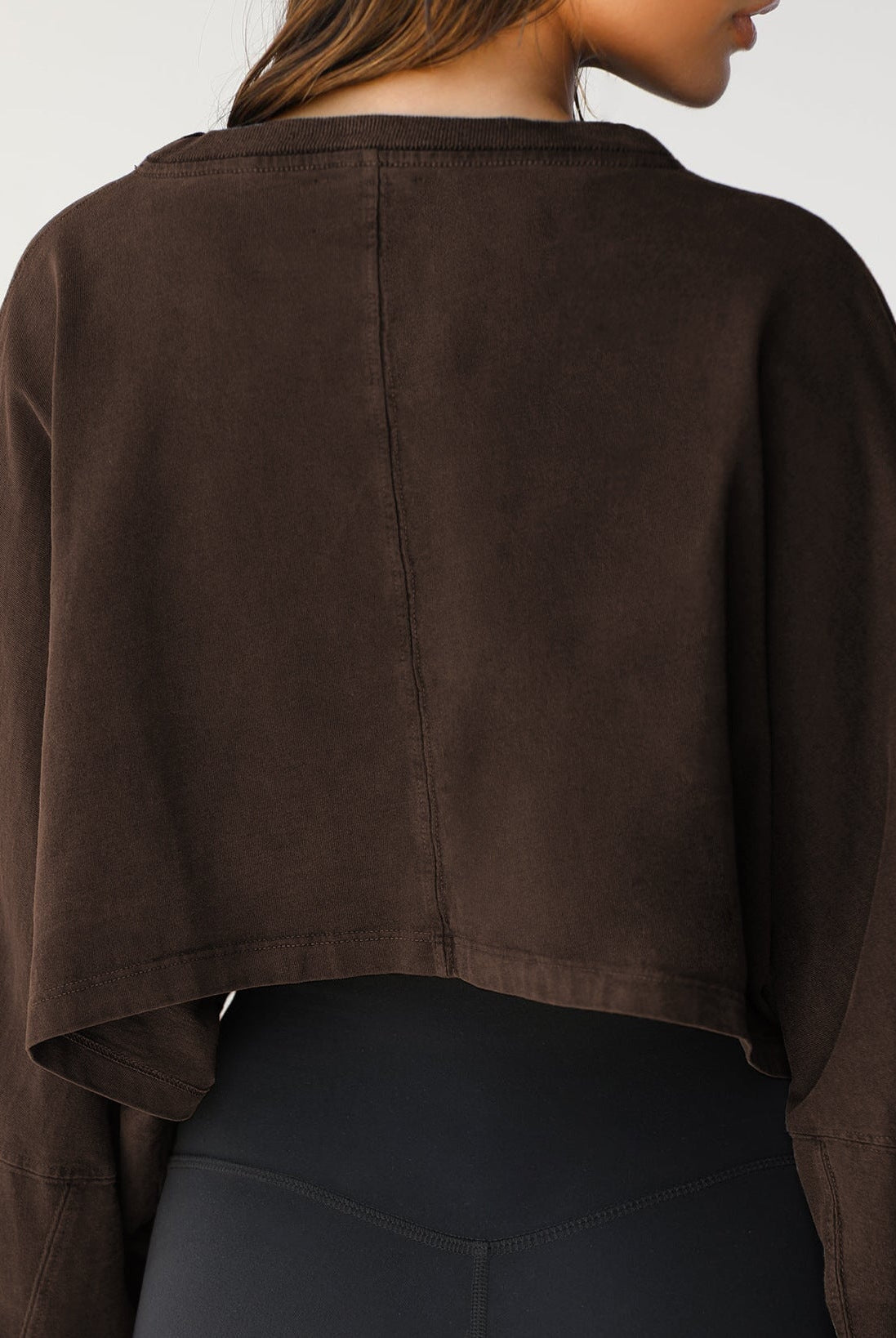 Emblem Long Sleeves Crop Top Top Starlethics