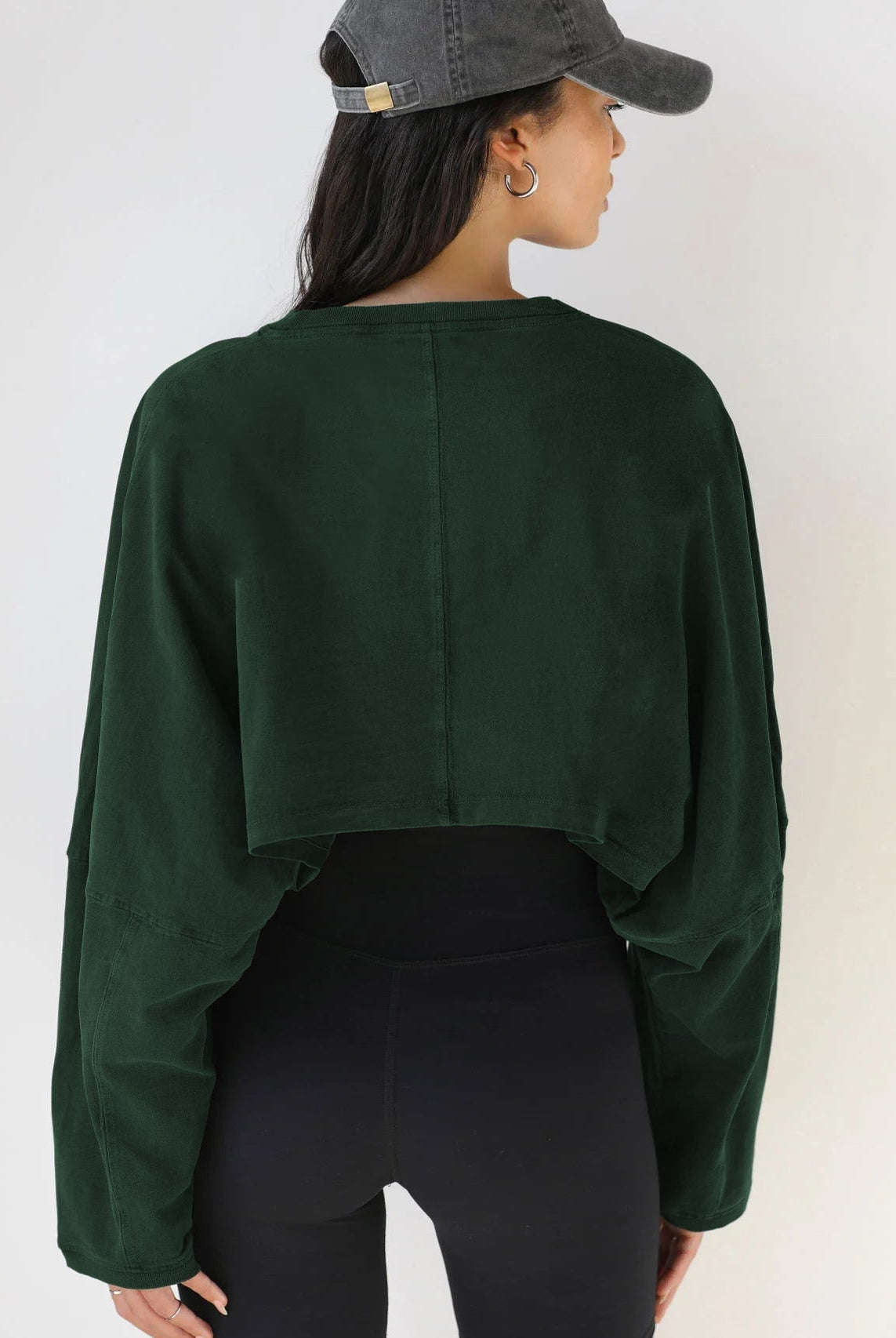 Emblem Long Sleeves Crop Top Top Starlethics