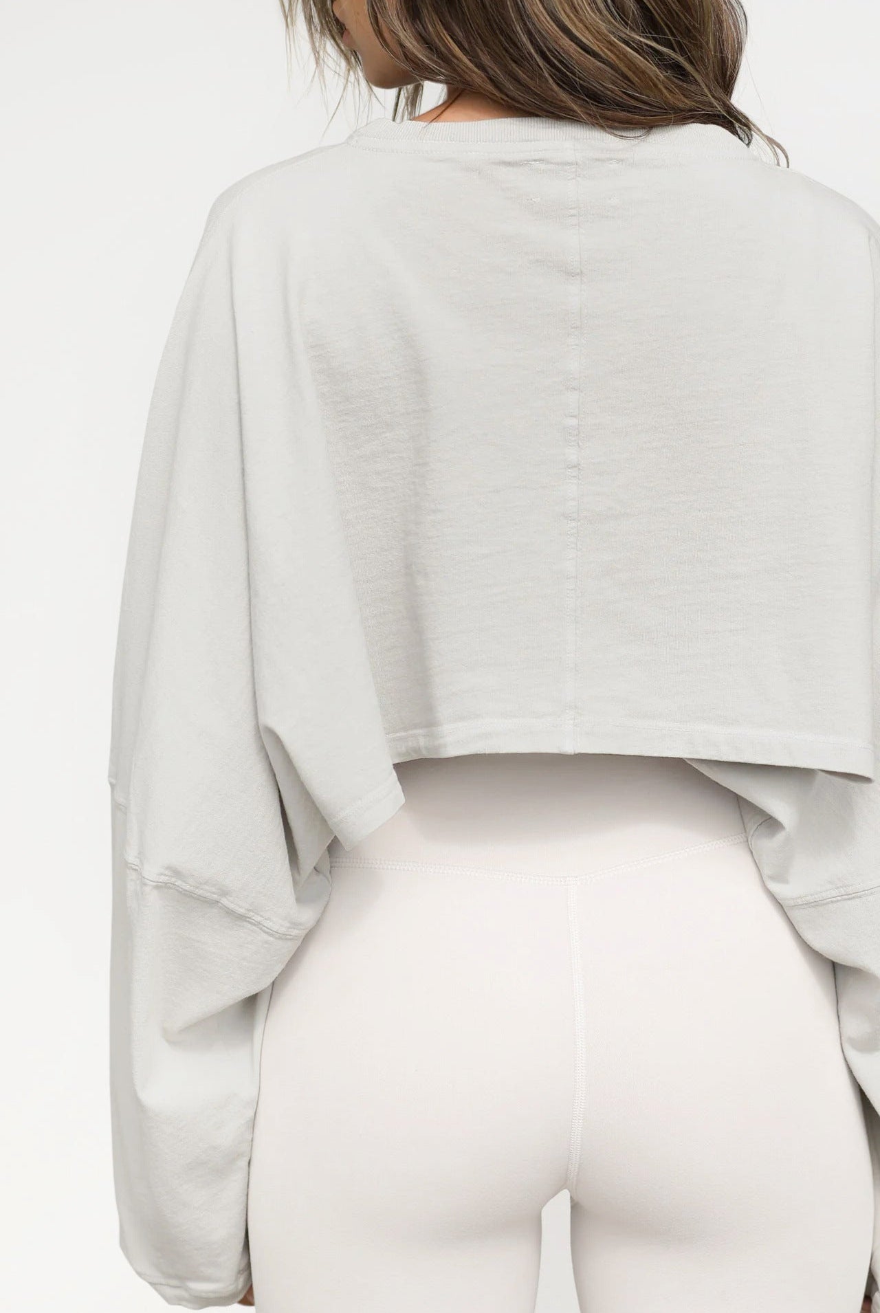 Emblem Long Sleeves Crop Top Top Starlethics