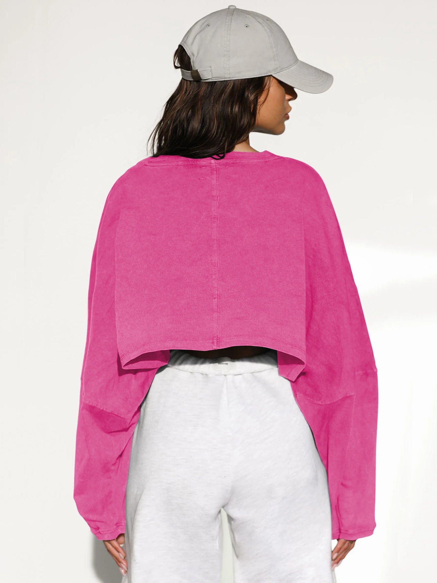 Emblem Long Sleeves Crop Top Top Starlethics