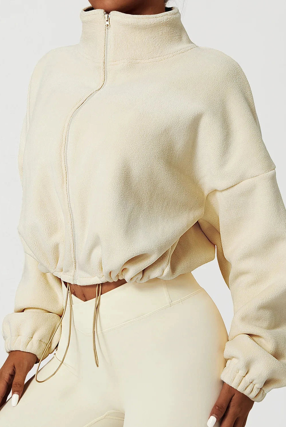 Essential Zip-Up Fleece Jacket Top Starlethics