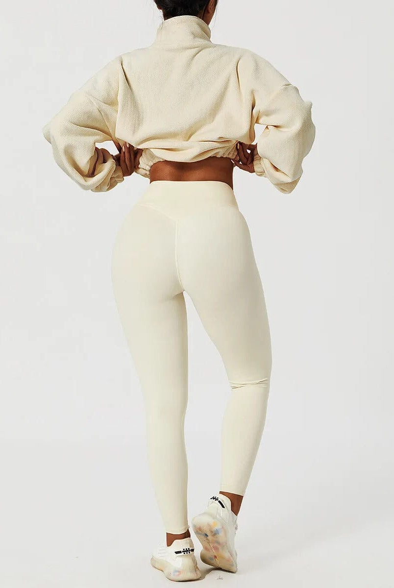 Essential Zip-Up Fleece Jacket Top Starlethics