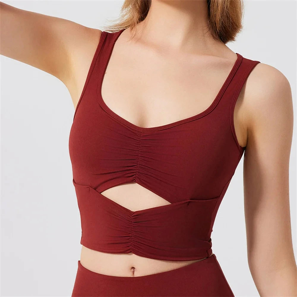 6.2 1/2PCS Falten Yoga Set Frauen Sportswear Workout Hose Gym Mini Flare Legging Fitness Bh Crop Top Sport anzüge Sportlich Aktive Tragen Starlethics