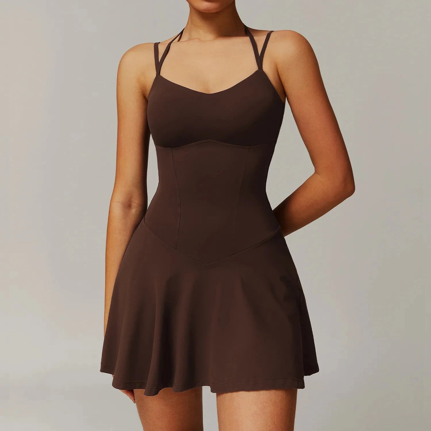 12. Bodys Damen Gym Overall Push Up Workout Kleidung Fitness Sport Bodysuit Yoga Anzug Atmungsaktive Sport Push Up Yoga Kleidung Starlethics Jiaocha Coffee M CHINA