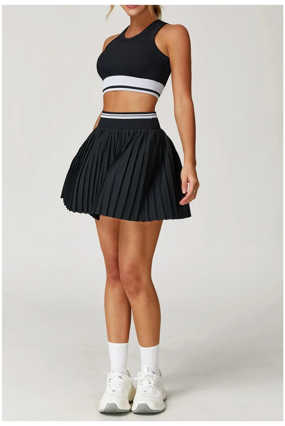 GlideStripe Racquet Skort Skirt Starlethics