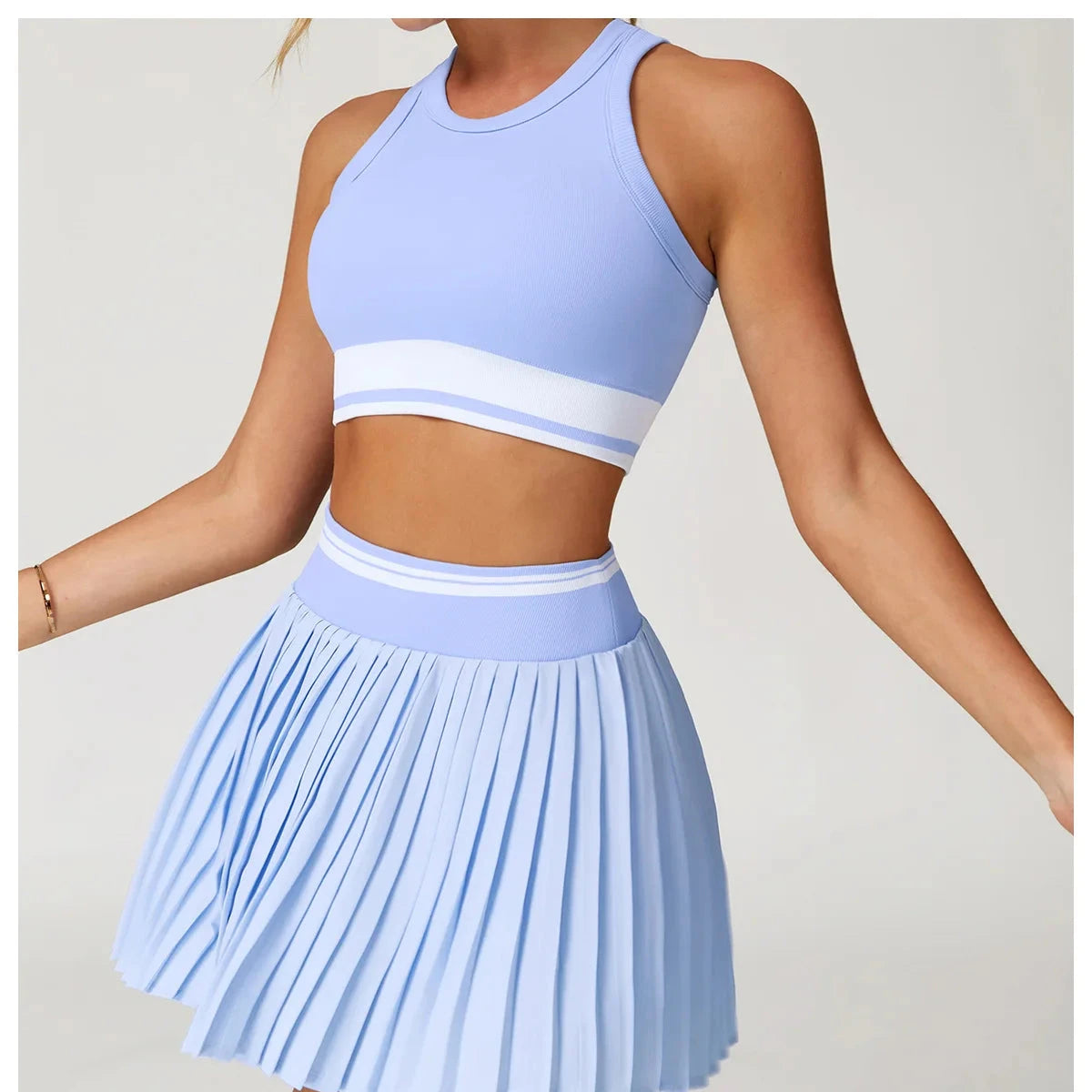 GlideStripe Sports Bra Sports Bra Starlethics Blue Jay S