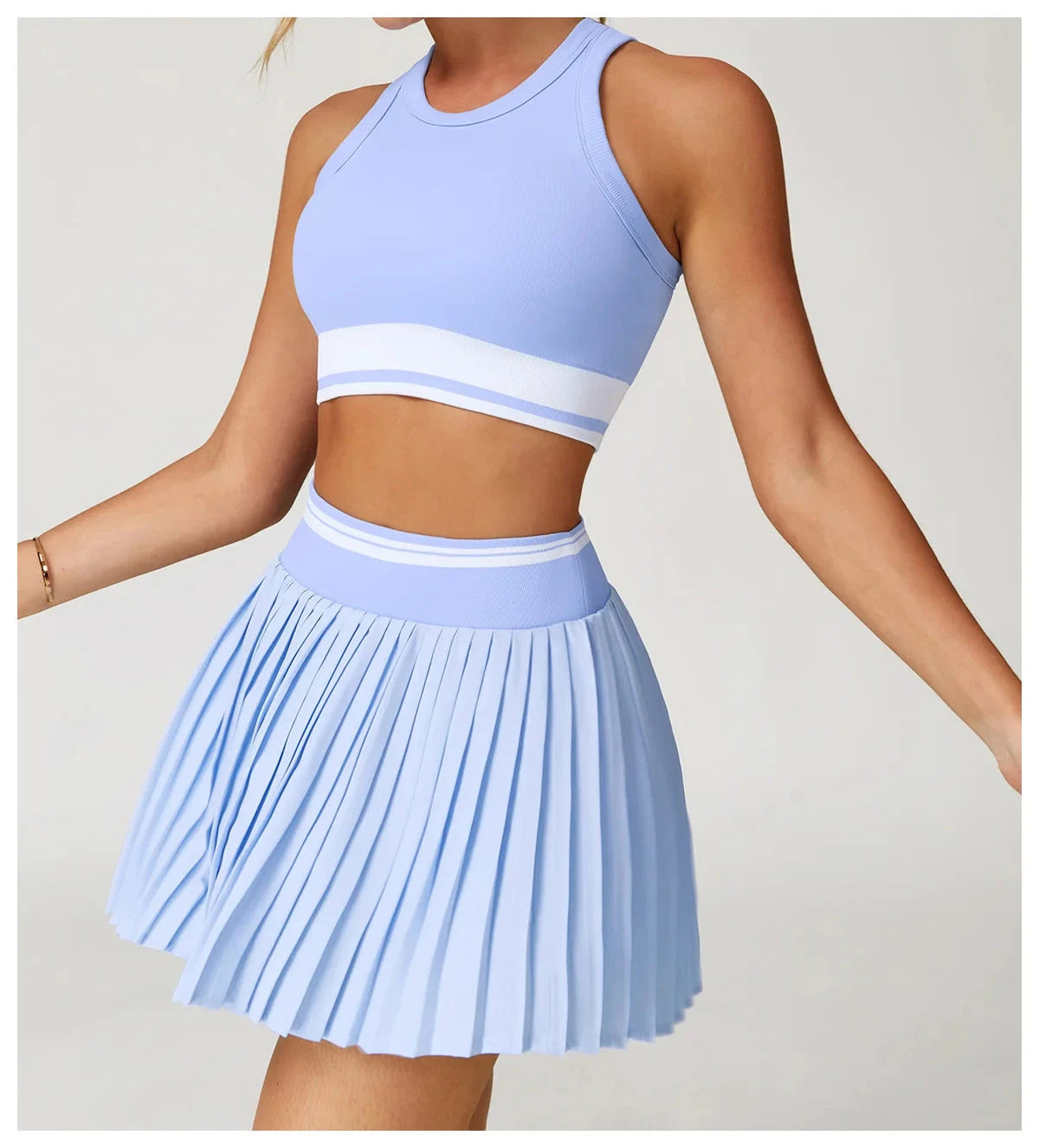 GlideStripe Sports Bra Sports Bra Starlethics Blue Jay S