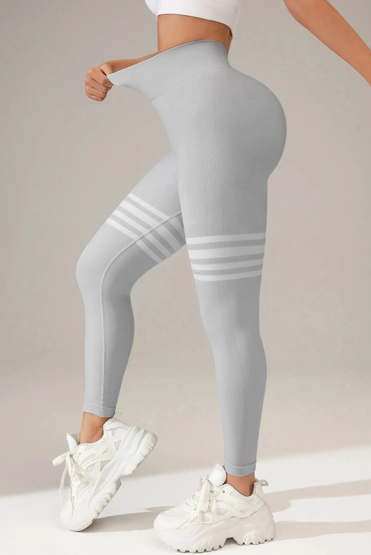 Glute Game Stripes Leggings Leggings Starlethics
